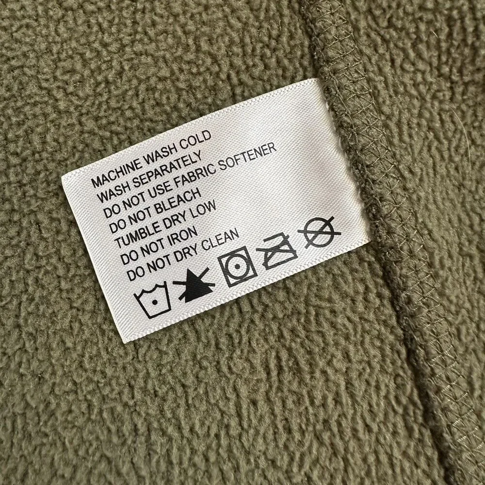 Orvis Sharptail Quarter Button Elbow Shoulder Patch Fleece Sweater Gray Size XXL